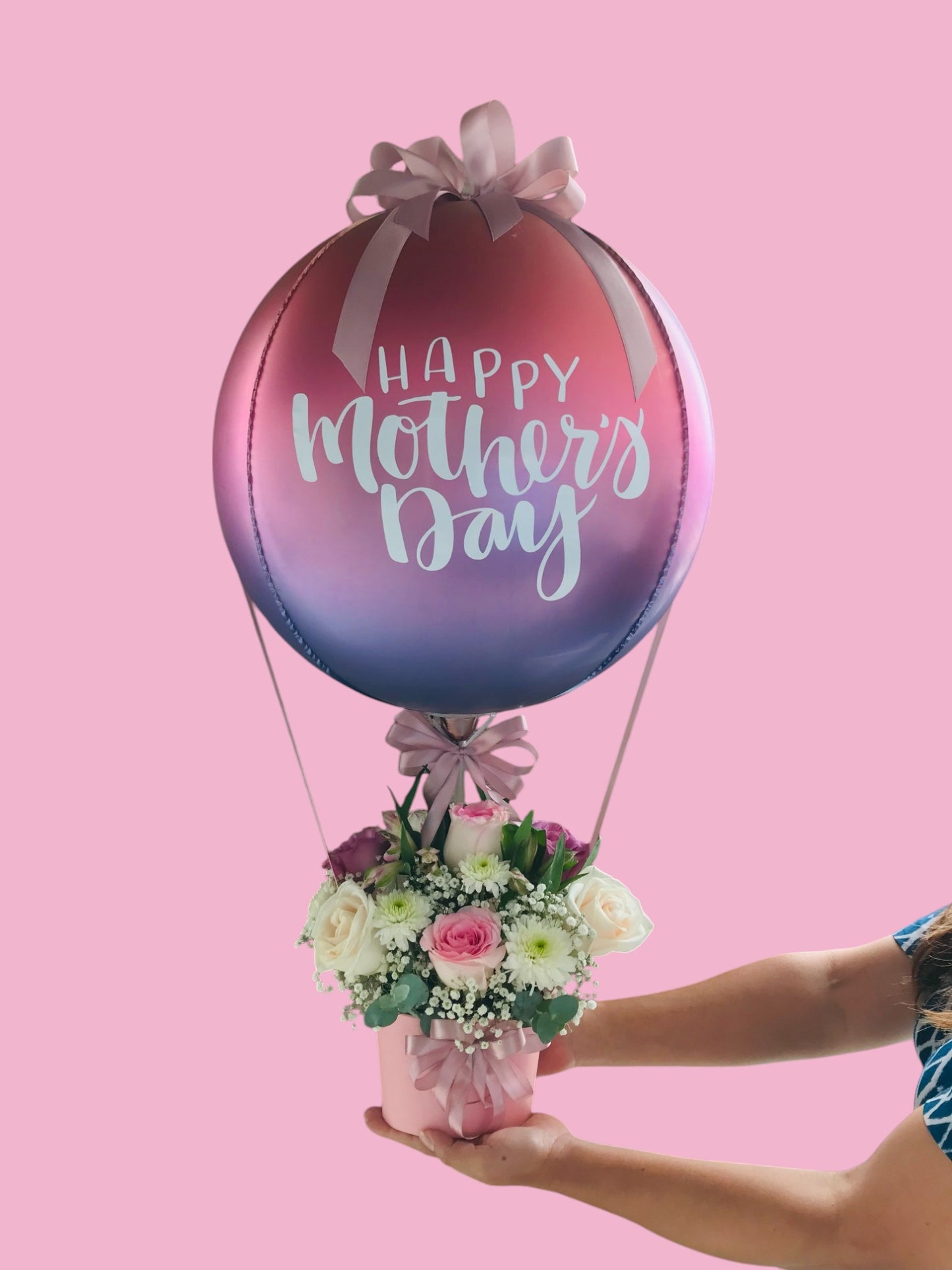 Arreglo de Flores con Globo
