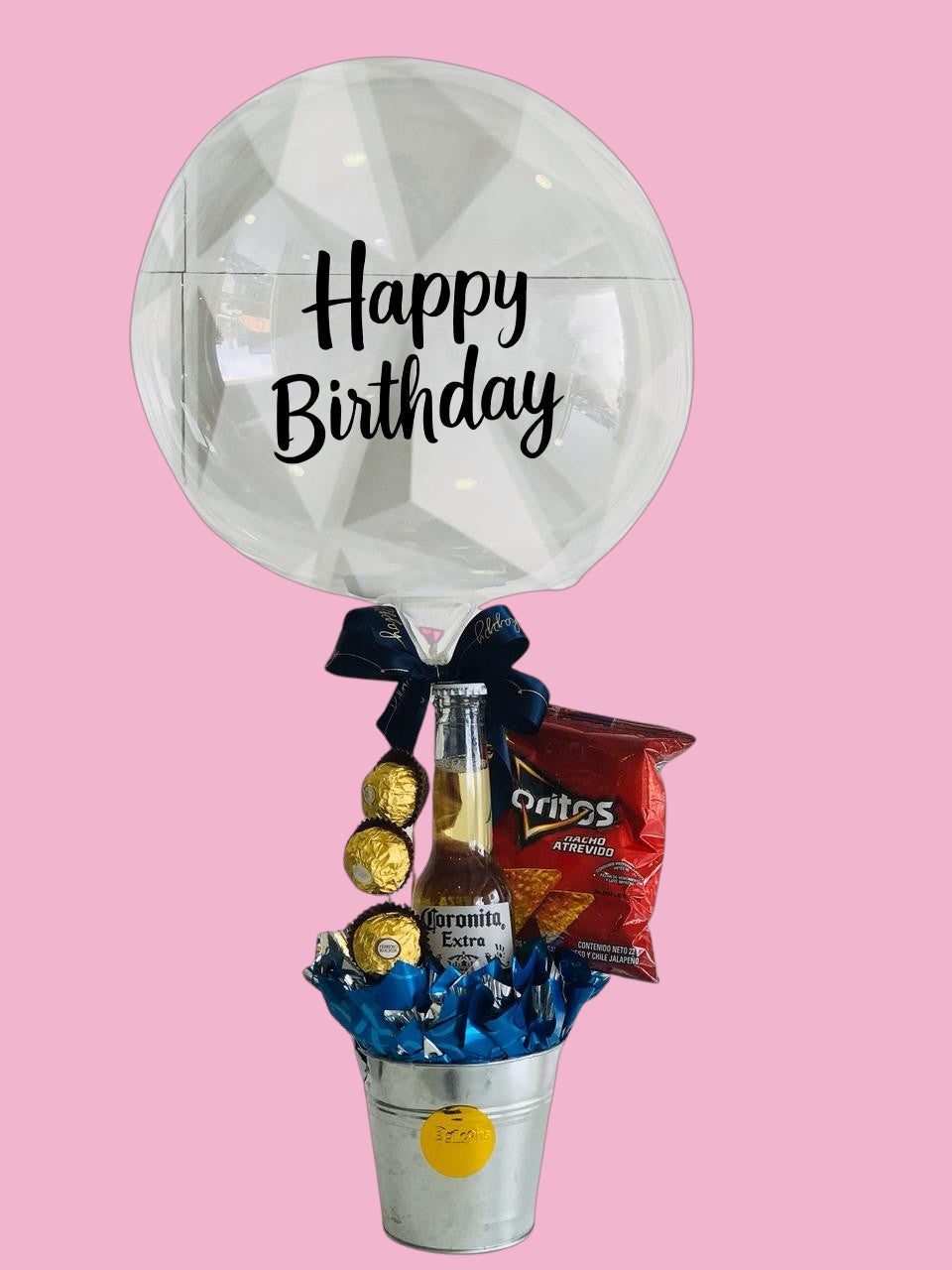 Cubetazo con Globo Burbuja