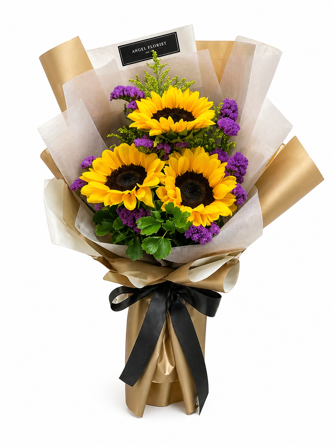 Ramo de 3 girasoles