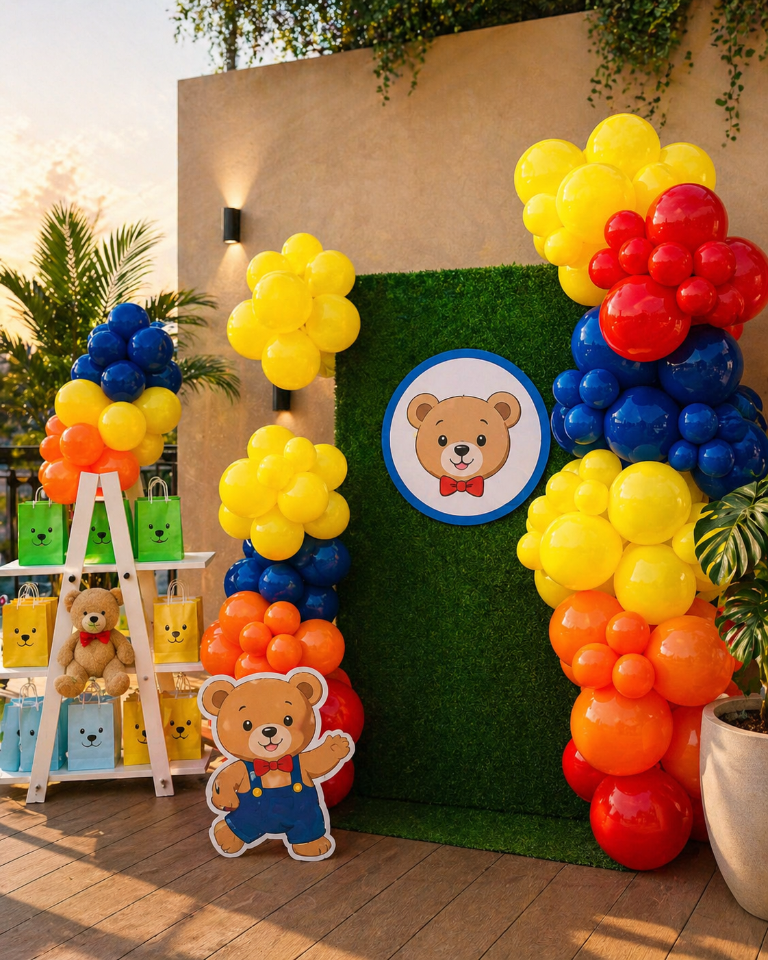 Montaje Con Backdrop Personalizado