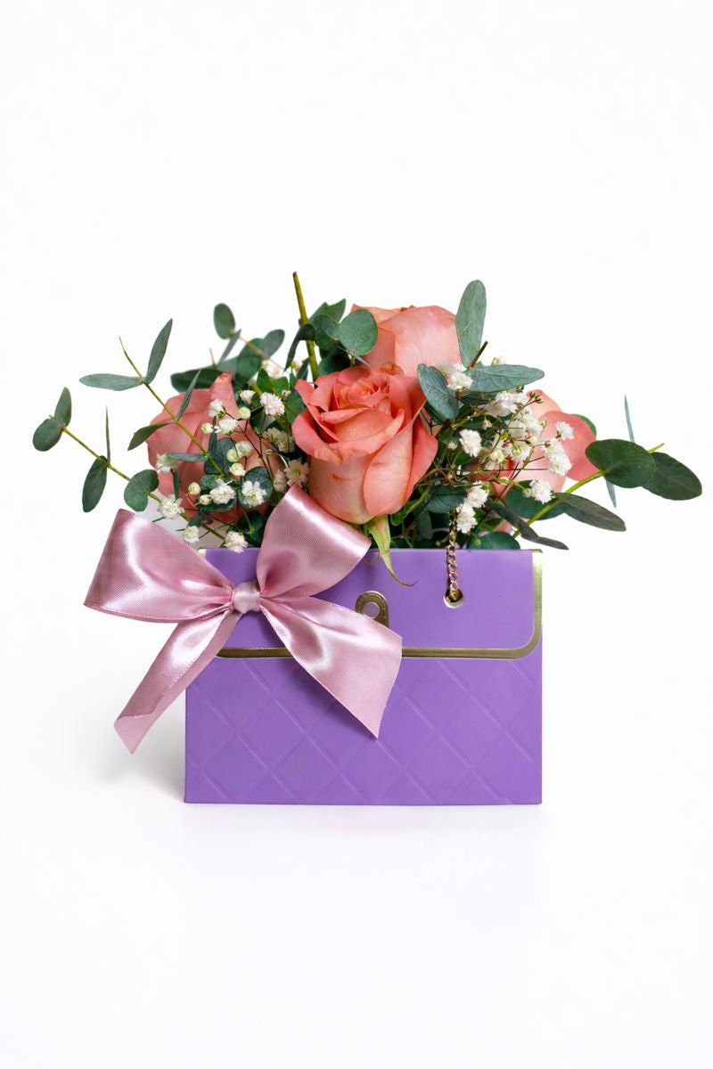 Mini carterita de flores
