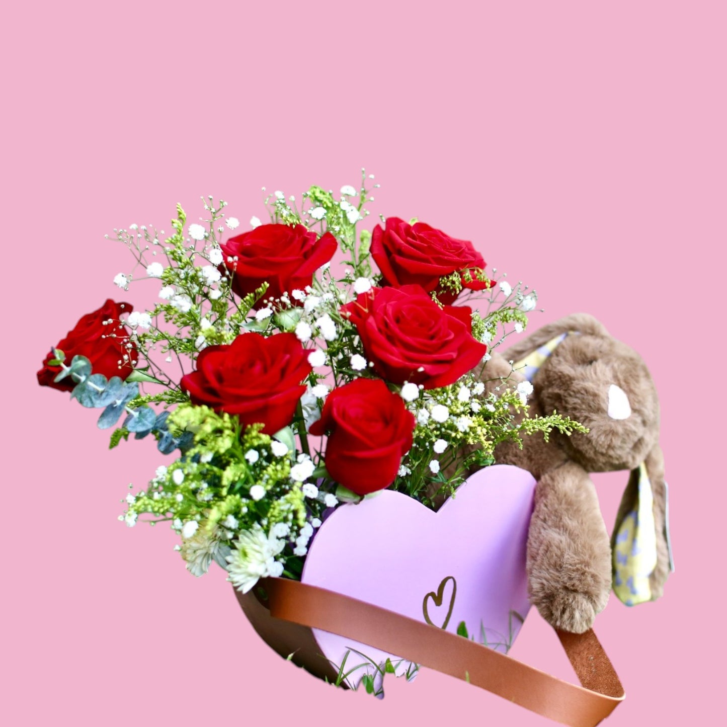 Arreglo Floral con Chocolates