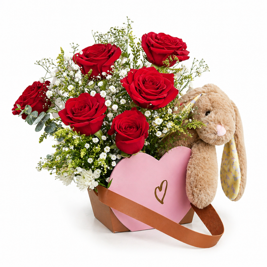 Arreglo Floral con Chocolates