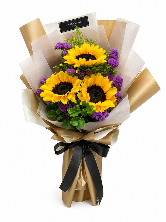 Ramo de 3 girasoles