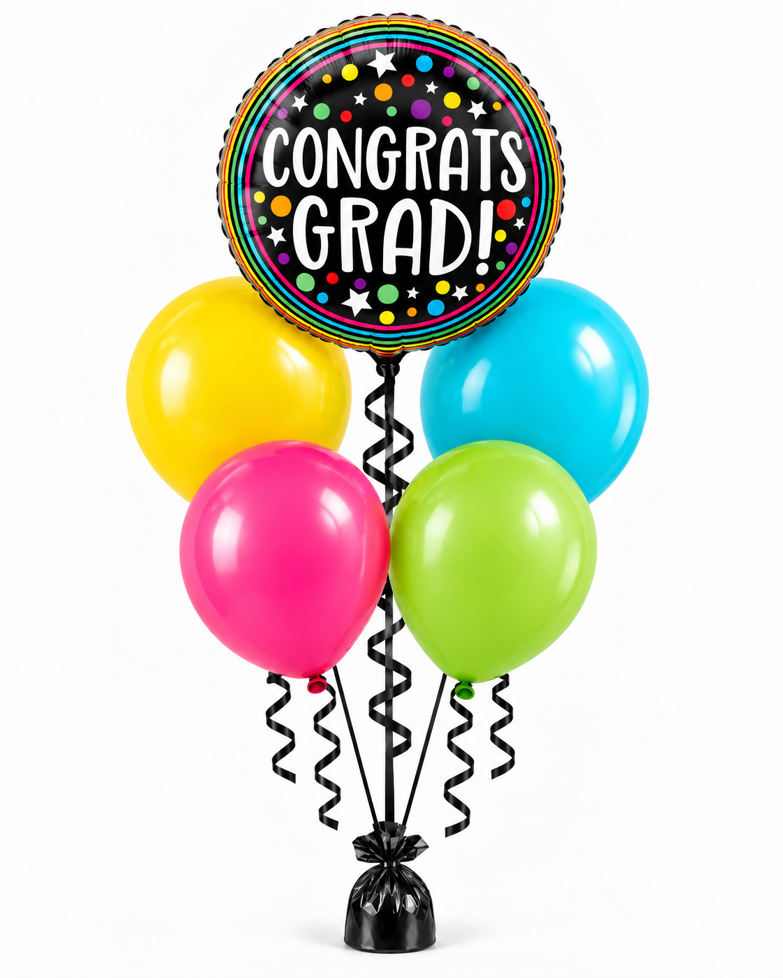 bouquet de globos de helio